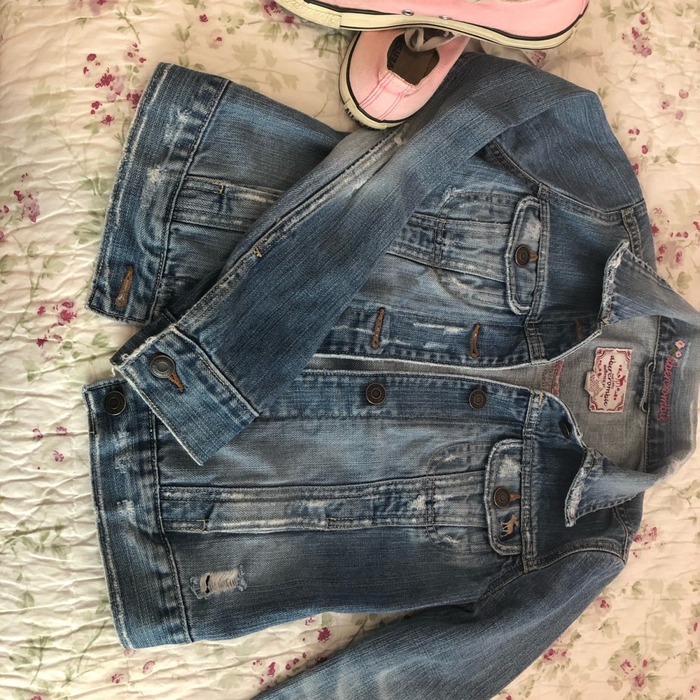 Abercrombie kids jean jacket - Picture 1 of 5